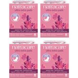 Natracare Organik Ve Doğal Kanatlı Ultra Ekstra Uzun Gece 4Lü Set - 32 Adet Ped