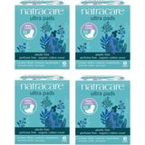 Natracare Organik ve Doğal Kanatlı Ultra Ped Uzun - Gece 4lü Set - 40 Adet Ped