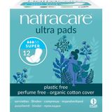 Natracare Ultra Kanatlı Ped Süper 12'li Kadınlar İçin Organik Pamuklu Hijyenik Ürün