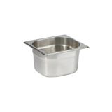 Natsan Paslanmaz Çelik Gastronom/gastronorm Küvet Gn 1/6-100 (17,6 X 16,2 X 10 CM)