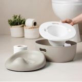 Nattou Babytopf 3'ü 1 arada, Lazımlık + Tabure + Tuvalet Oturağı, Kolay Tuvalet Antrenmanı, Yakl. 34 cm, Yakl. 18 Aydan Yaklaşık 4 Yaşa Kadar, Care, ABS/EVA, Bej