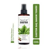 NatuCare Üst Düzey Onarıcı Ve Yoğun Nemlendirici Castor Hint Saç Bakım Toniği 250ml