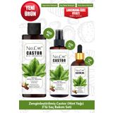 Natucare Zenginleştirilmiş Castor (Hint Yağı) 3'Lü Saç Bakım Seti