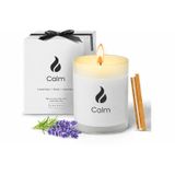 Natur IX Scent ed Ev için Mumlar, Toksik Olmayan Soya Mumu - 50 H Uzun Ömürlü, Sakinleştirici Doğal Uçucu Yağ Karışımı - Lavanta, Fesleğen ve Yasemin - Kapaklı Aromaterapi Mum Kavanozu - Hediye Hazır,