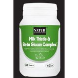 Natur Milk Thistle & Beta Glukan Kedi Köpek Karaciğer & Bağışıklık Destekli 45 Tablet