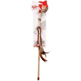 Natura 40 cm Deri Saçaklı Kedi Olta Oyuncağı