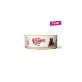 Natura 6x70 gr Ton Balıklı ve Karidesli Yetişkin Kedi Konservesi