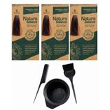 Natura Balance 6 Koyu Kumral 3 Adet Saç Boyası + Saç Boyama Seti