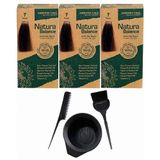 Natura Balance 7 Kumral 3 Adet Saç Boyası + Saç Boyama Seti