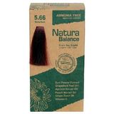 Natura Balance Krem 5.66 Şarap Kızılı Organik 60 ml Saç Boyası