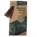 Natura Balance Krem 6.1 Küllü Koyu Kumral Organik 60 ml Saç Boyası