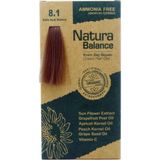 Natura Balance Krem Saç Boyası Küllü Açık Kumral 8.1 60 ml Amonyaklı Formül ile Canlı Renkler