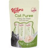 Natura Cat Puree Krema Kedi Ödülü Tavuk ve Buğday Çimi 100 g Yetişkin Kedilere Uygun Lezzet