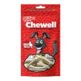 Natura Chewell Sığır Derili Beyaz Pres Kemik 12x5 cm Köpek Ödül Maması