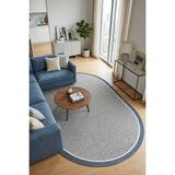 Natura Sisal Hasır Görünümlü Çift Bordürlü Oval Halı Ntr36