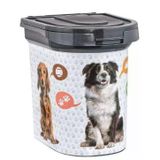 Natura Tekerlekli Köpekler İçin 33 lt Karışık Çeşitli Mama Saklama Kabı