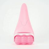 Naturachi Ice Roller Gua Sha Tırtıklı Yüz Masaj Aparatı Pembe Renk