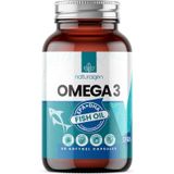 Naturagen 1200 mg Omega 3 Balık Yağı | 60 Softgel Yumuşak Kapsül Fish Oil | IFOS Sertifikalı (384mg EPA + 240mg DHA) (1 Aylık Kullanım)