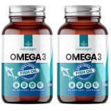 Naturagen 1200 mg Omega 3 Fish Oil Balık Yağı 60 Yumuşak Kapsül (2 paketi)