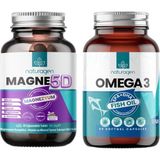 Naturagen Magne 5d Magnezyum Complex 30 Çiğnenebilir Tablet | Omega-3 Fish Oil 1200 Mg 60 Softgel