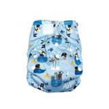 Natural Bebe Store Yıkanabilir Bebek Bezi Tek Beden Cover Dış Bez Korsan Desen