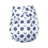 Natural Bebe Store Yıkanabilir Bebek Bezi Tek Beden Cover Marina - 1 - 2 beden (3 - 6 kg)