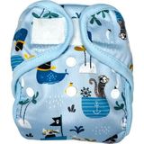 Natural Bebe Yıkanabilir Bebek Bezi Yenidoğan Cover Dış Bez Korsan Desen