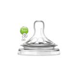 Natural Biberon Emziği 1 Delikli 1+ Ay Yavaş Akışlı Ikili Paket