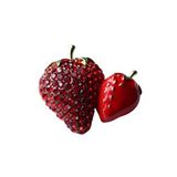 Natural Çilekler Broş Yaka iğnesi