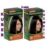 Natural Colors 3n Koyu Kahve Organik Içerikli Amonyaksız Kalıcı Saç Boyası 2 Paket