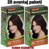 Natural Colors 6rr Aşk Kızılı Amonyaksız Organik İçerikli Kalıcı Saç Boyası