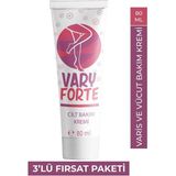 Natural Creams Vary Forte Onarıcı Krem 100 ml x 3 Adet