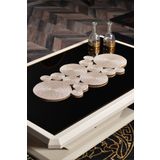 Natural Dowry Rustic Lite Açık Vizon Yıkanabilir Polip Hasır Halat Salon Yemek Masası Sehpa Mutfak Örtüsü Runner