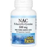 Natural Factors N-Acetyl-L-Cysteine 500 Mg 90 Kapsül Antioksidan Etkili ABD Menşeli