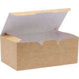 Natural Kraft Soğan Halkası/nugget Kutusu Orta Boy 17.5X10X7 cm 100 Adet