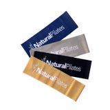 Natural Pilates Esnek Bantlar 4 Seviye Direnç Bandı, Fizik Tedavi için Egzersiz Bantları, Yoga, Pilates Bantları, Rehabilitasyon Bantları, Egzersiz için Elastik Bantlar
