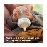 Natural Response Pp Biberon, 125ML, 0-3m, SCY900/01 - 2351-Damaklı Yavaş Akış - 0 - 1 Yaş