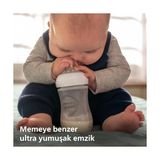 Natural Response Pp Biberon, 125ML, 0-3m, SCY900/01 - 2351-Damaklı Yavaş Akış - 0 - 3 Ay