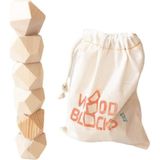 Natural Wood Blocks Waldorf Ahşap Denge Oyunu Masif Ahşap (Tumi Ishi)