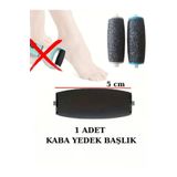 NaturalCharm Elektronik Ayak Törpüsü Için 1 Adet Silindir Yedek Başlık Sert Deri Giderici, Pürüzsüz Ayaklar Için