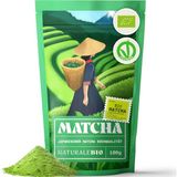 Naturale Bio Organik Matcha Çayı Tozu Japon Yeşil Çayı Pişirme ve Tatlılar İçin - 100G