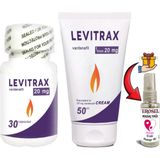 Naturalia : 30Lu Levitrax Kapsül + 50 Ml Levitrax Krem: Erkeklerin Performanslarına Özel Set + Hediye Erosel Masaj Yağı