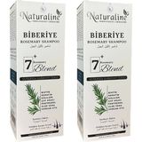Naturaline Roemary Shampoo 7 Doğal Bileşim 2x400 ml Biberiye Şampuanı
