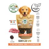 NATURALİS BARF FOOD Kuzu Et Topu %100 Doğal Hipoalerjenik Köpek Ödül Maması AirDried Kurtulmuş % 0 Karışım 150gr