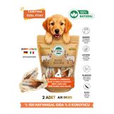 NATURALİS BARF FOOD Kuzu Kulak %100 Doğal Çiğnemelik Köpek Ödül Maması AirDried Kurutulmuş Kuzu Kulağı 2 Adet