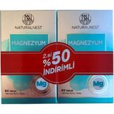 Naturalnest Magnezyum 100 mg 60+60 Tablet