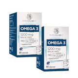 NaturalNest Omega 3 1200 mg 2x50 Kapsül Balık Yağı