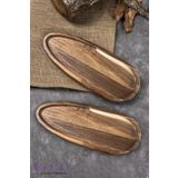 Naturalove Akasya Sunum Tabağı - 2'li / Oval