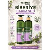 Naturals By Watsons Dökülme Karşıtı & Hızlı Uzama: Biberiye Saç Bakım Seti (Şampuan + Krem 490 Ml)