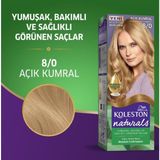 Naturals Saç Boyası Açık Kumral 8/0 Nemere